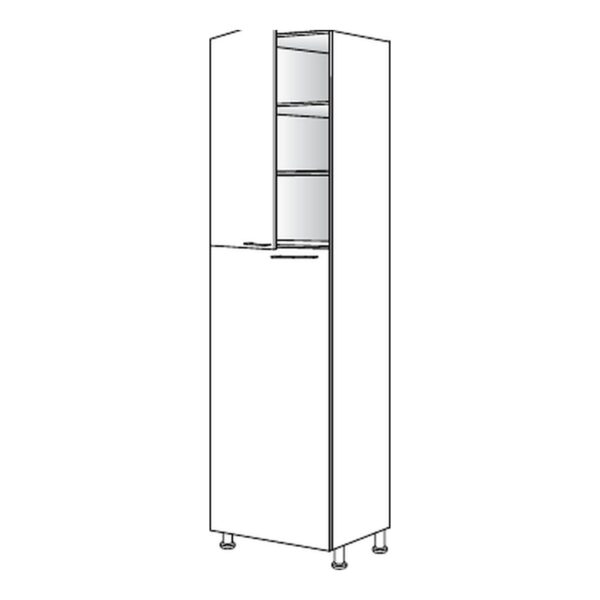 Kuhinjski visoki element za ugradni hladnjak Opera K21-60-2KF/4, 60 cm
