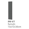 Tehnična skica: kuhinja Opera PR-V7, prilagodni element (blenda)