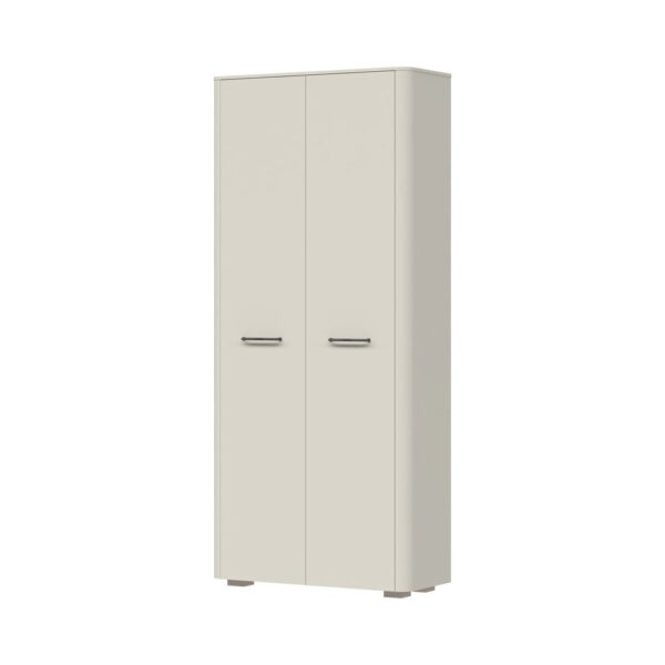 Garderobna omara AIR-V2, predsoba Milla Air, Pepper White in Furneo hrast