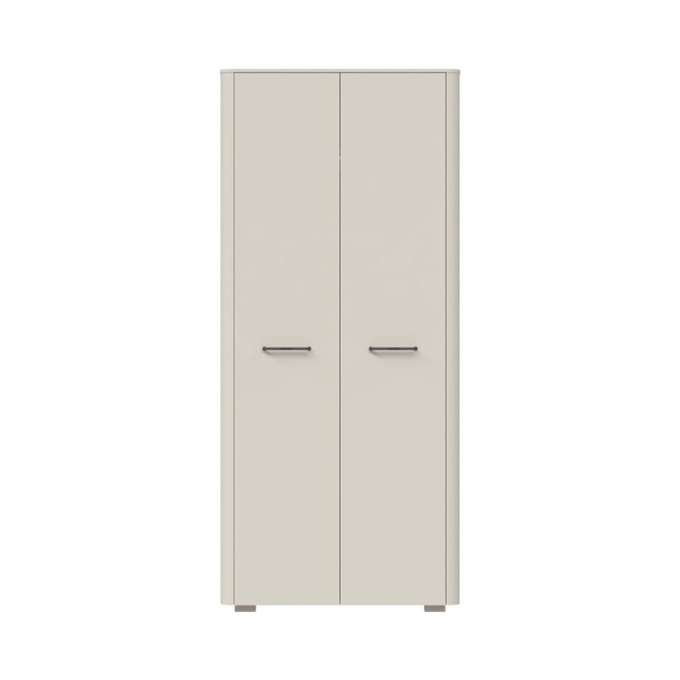 Garderobna omara AIR-V2, predsoba Milla Air, Pepper White in Furneo hrast