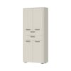 Garderobna omara AIR-V42, predsoba Milla Air, Pepper White in Furneo hrast
