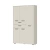 Garderobna omara AIR-V52, predsoba Milla Air, Pepper White in Furneo hrast