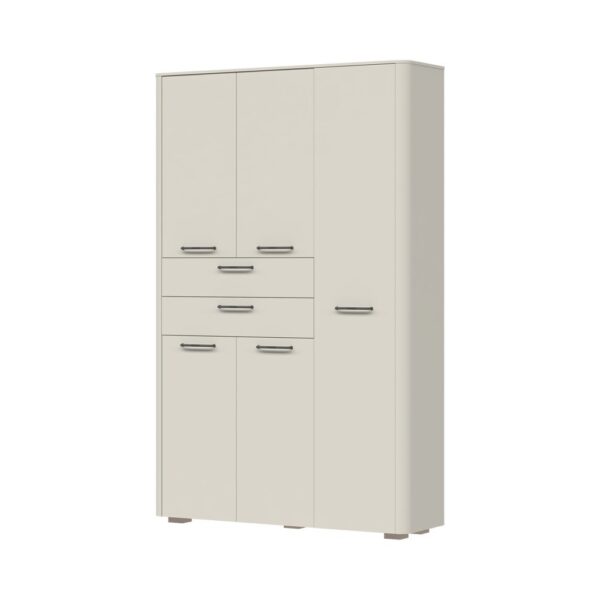 Garderobna omara AIR-V52, predsoba Milla Air, Pepper White in Furneo hrast