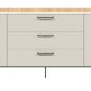 Komoda Air K23/AI, Pepper White mat lak