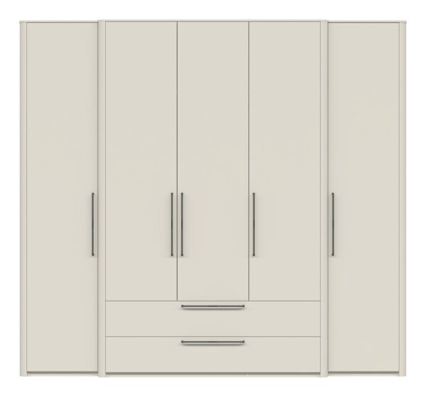 Garderobna omara Air P52/AI, Pepper White mat lak