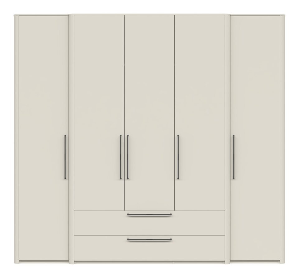 Garderobna omara Air P52/AI, Pepper White mat lak