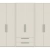 Garderobna omara Air P62/AI, Pepper White mat lak