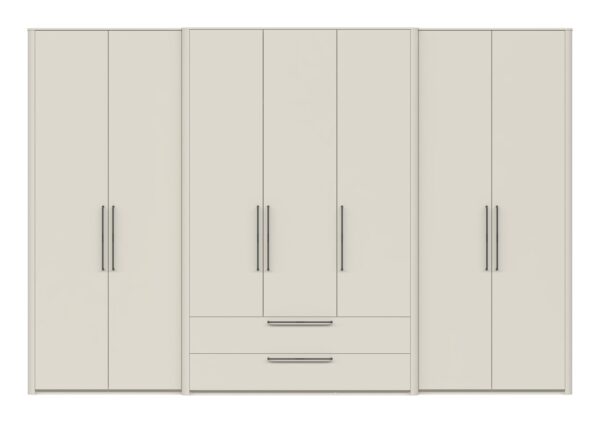 Garderobna omara Air P72/AI, Pepper White mat lak