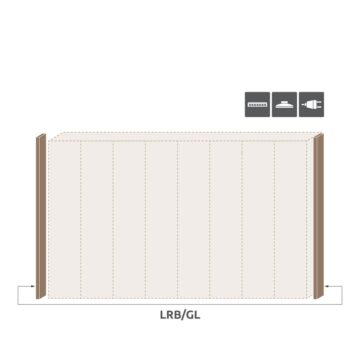 Bočna lajsna z LED napajanjem Gala LRB/GL