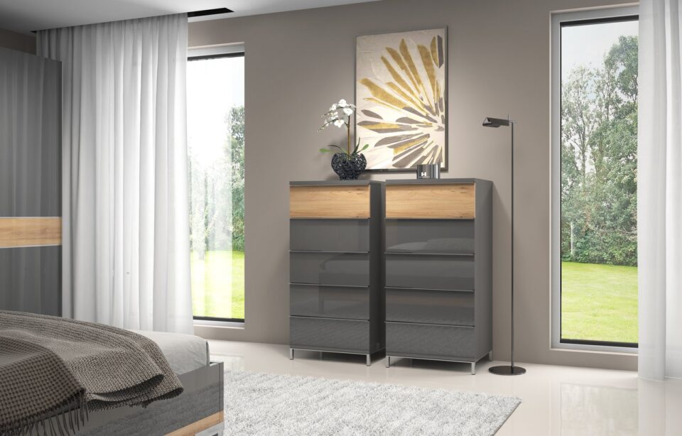 Predalnika F5 Onyx s petimi predali