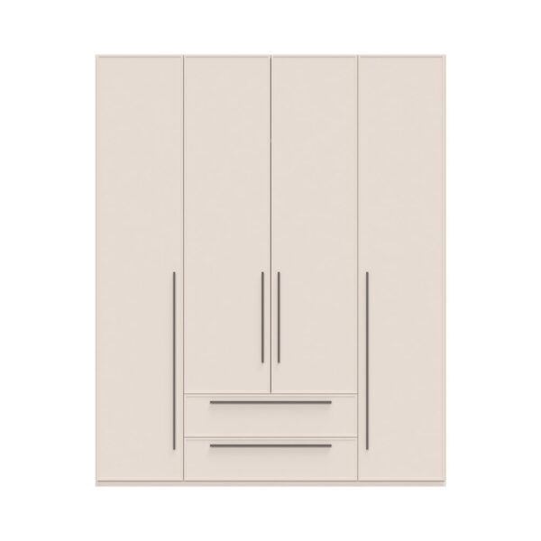 Garderobni ormar Kalla Opera P42/OP, 4 krila i 2 ladice, širina 182 cm