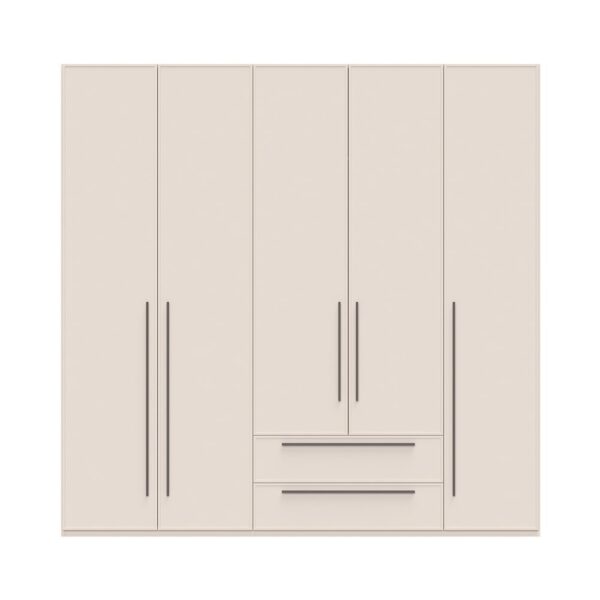 Garderobni ormar Kalla Opera P52/OP, 5 krila i 2 ladice, širina 227 cm