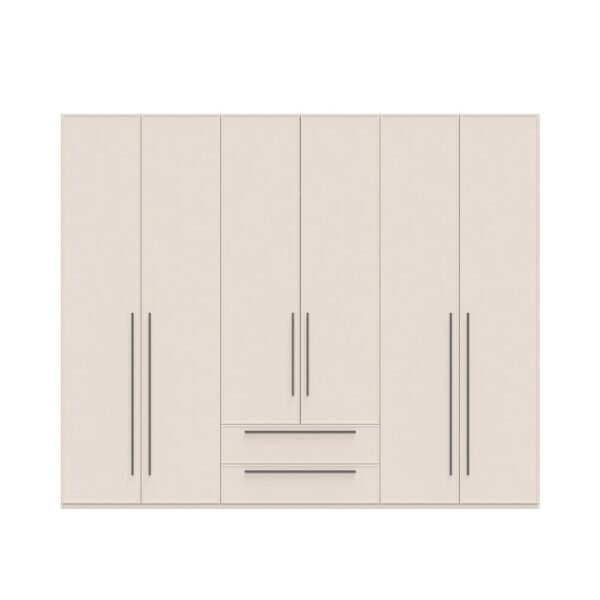 Garderobni ormar Kalla Opera P62/OP, 6 krila i 2 ladice, širina 272 cm