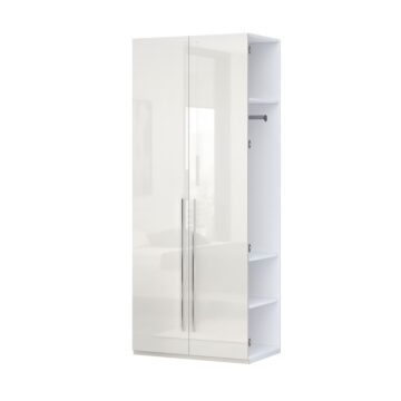 Nastavni garderobni ormar Kalla Piano DP2/PN, 2 krila, širina 90 cm (element)