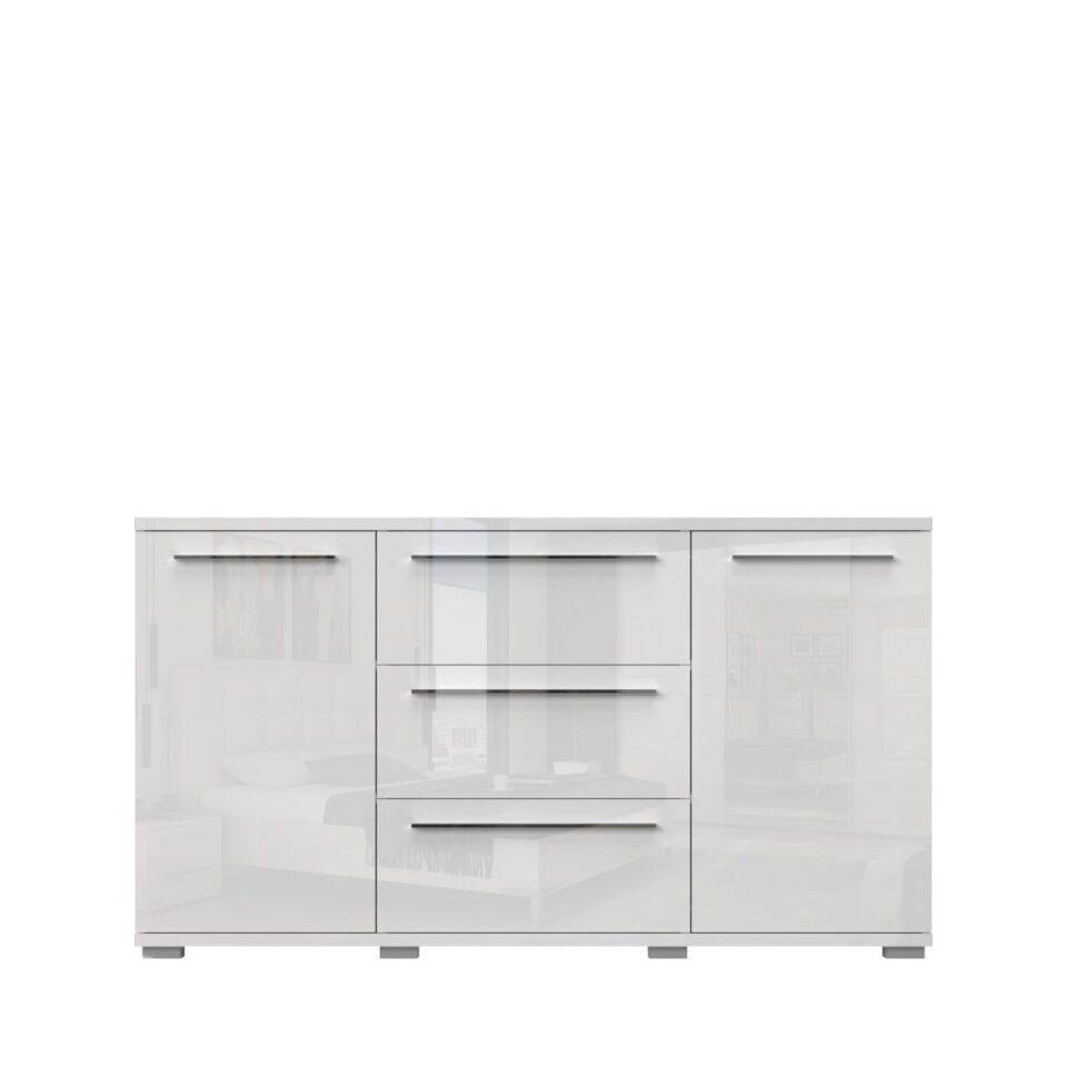 Komoda Piano K23/PN, bela