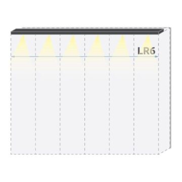 Stropna lajsna z LED osvetlitvijo Piano LR6-45