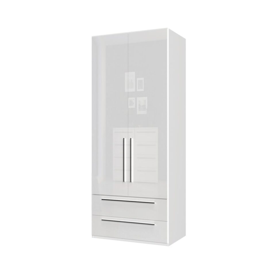 Garderobna omara Piano P22/PN, bela