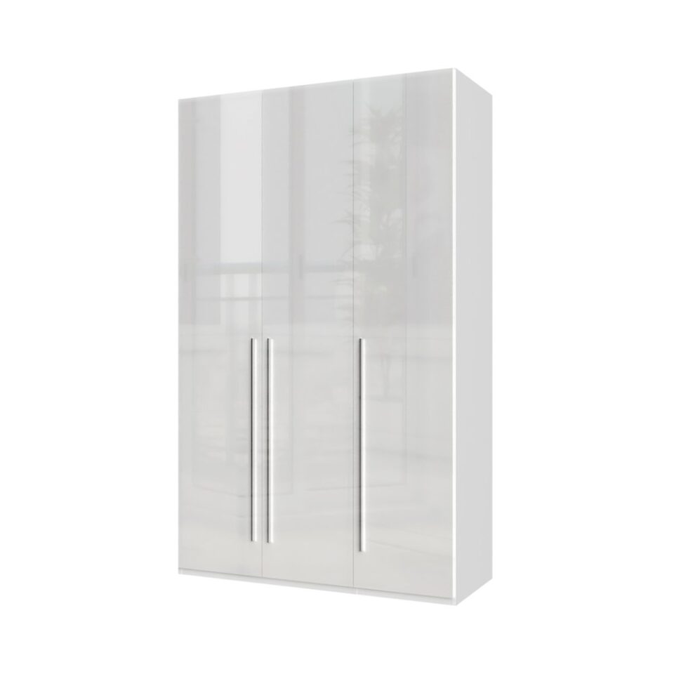 Garderobna omara Piano P3/PN, bela