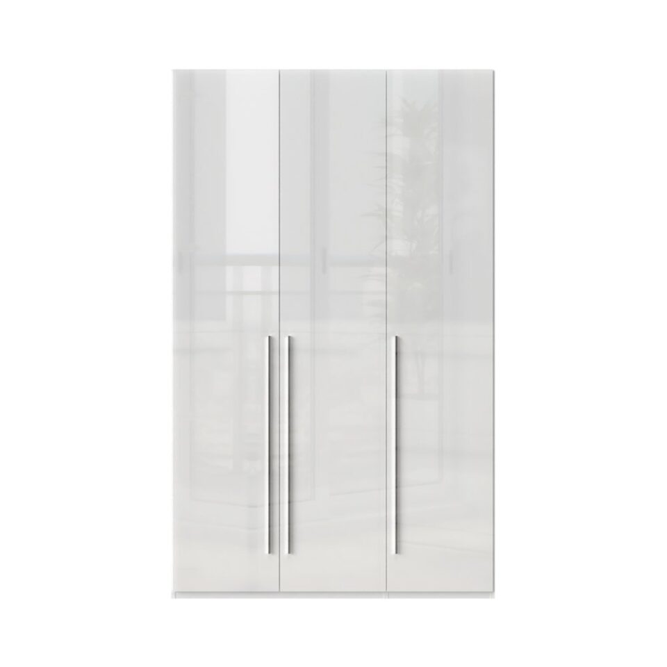 Garderobna omara Piano P3/PN, bela
