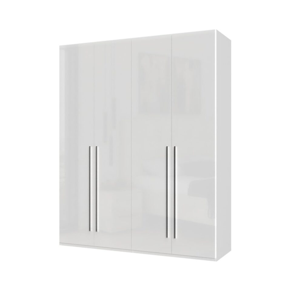 Garderobna omara Piano P4/PN, bela