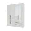 Garderobna omara Piano P42-2/PN, bela