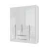 Garderobna omara Piano P42/PN, bela