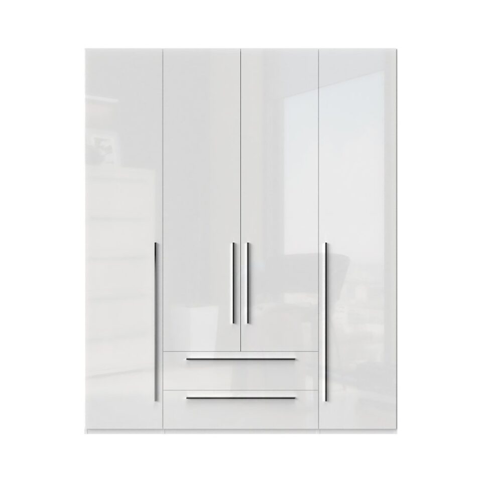 Garderobna omara Piano P42/PN, bela