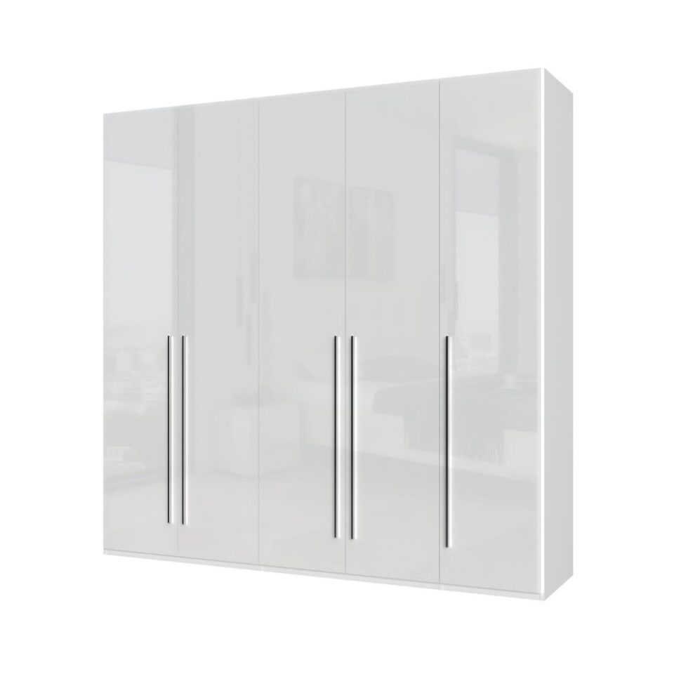 Garderobna omara Piano P5/PN, bela