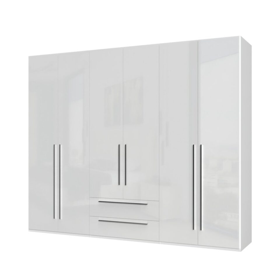 Garderobna omara Piano P62/PN, bela