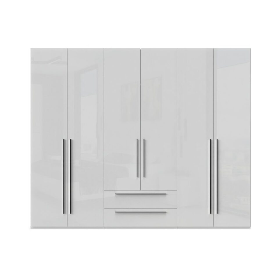 Garderobna omara Piano P62/PN, bela