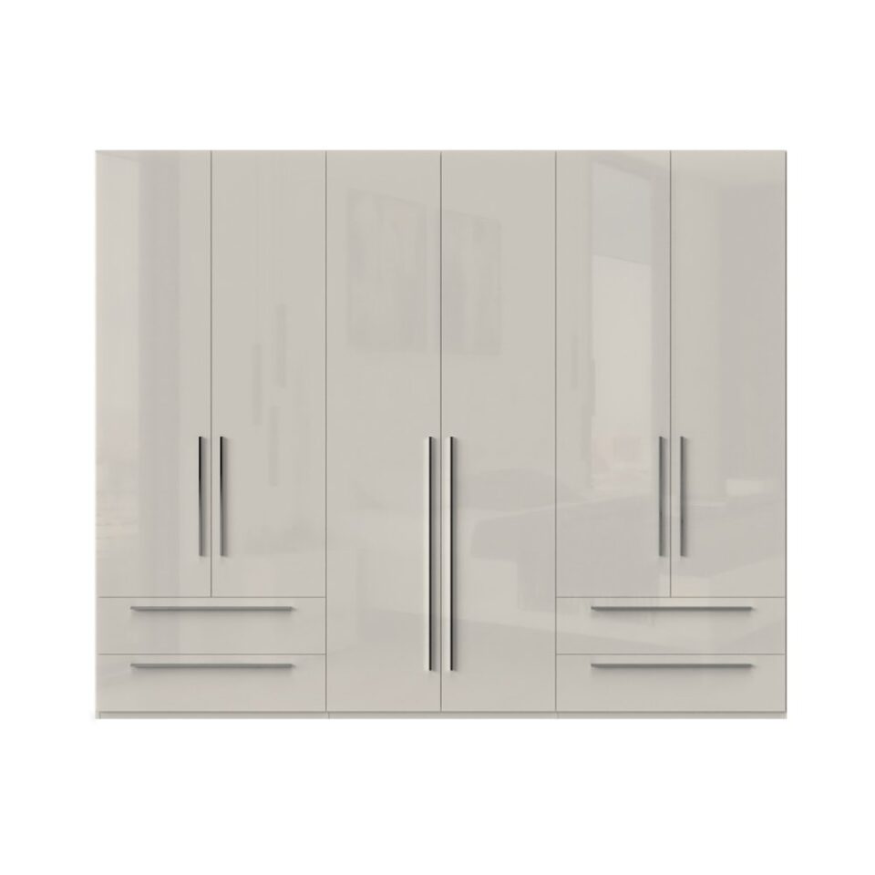 Garderobna omara Piano P64-2/PN, bež