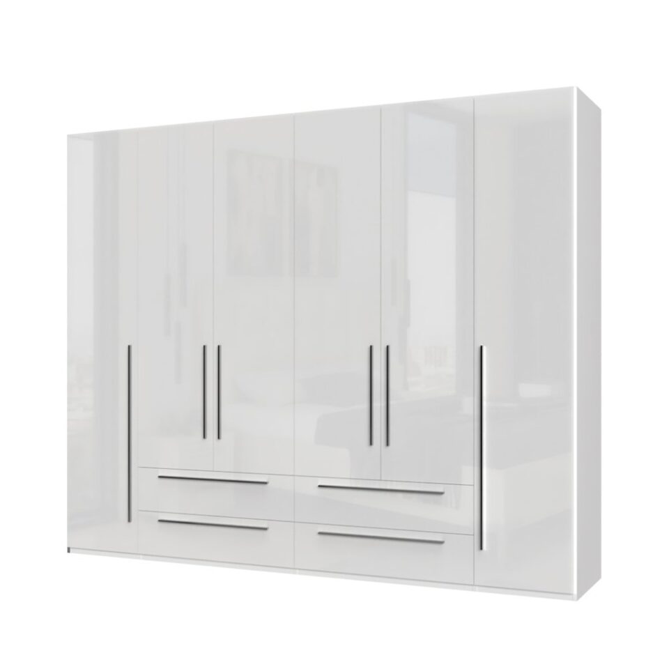 Garderobna omara Piano P64/PN, bela