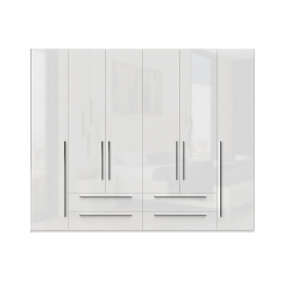 Garderobna omara Piano P64/PN, bela