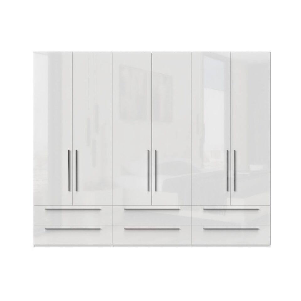 Garderobna omara Piano P66/PN, bela