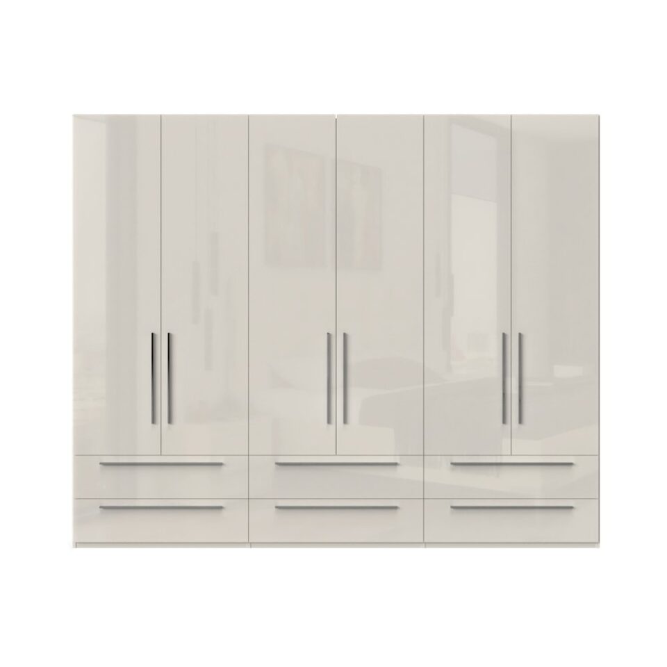 Garderobna omara Piano P66/PN, bež