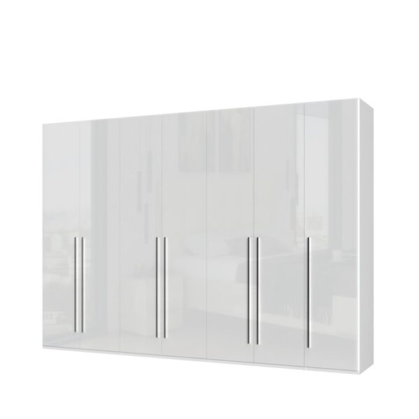 Garderobni ormar Kalla Piano P7/PN, 7 krila, širina 317 cm