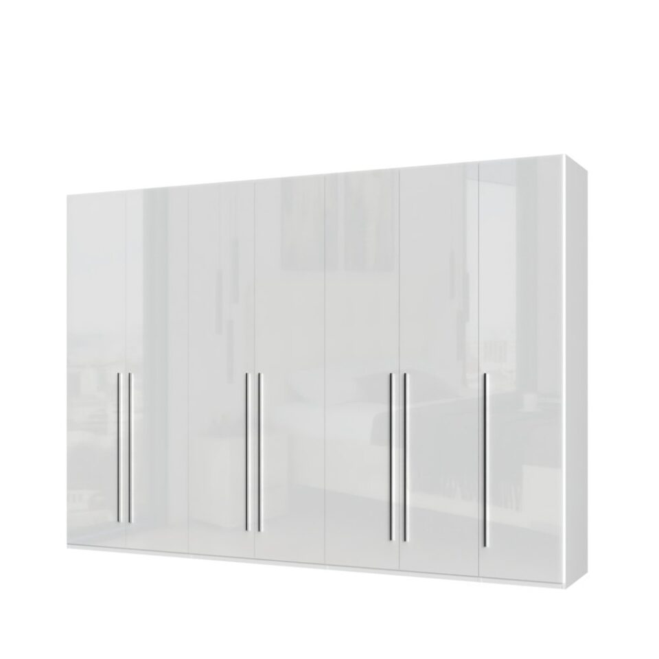 Garderobna omara Piano P7/PN, bela
