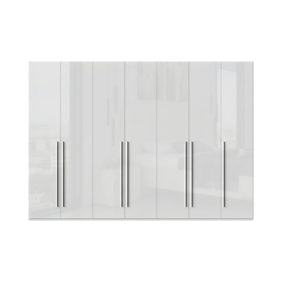 Garderobna omara Piano P7/PN, bela