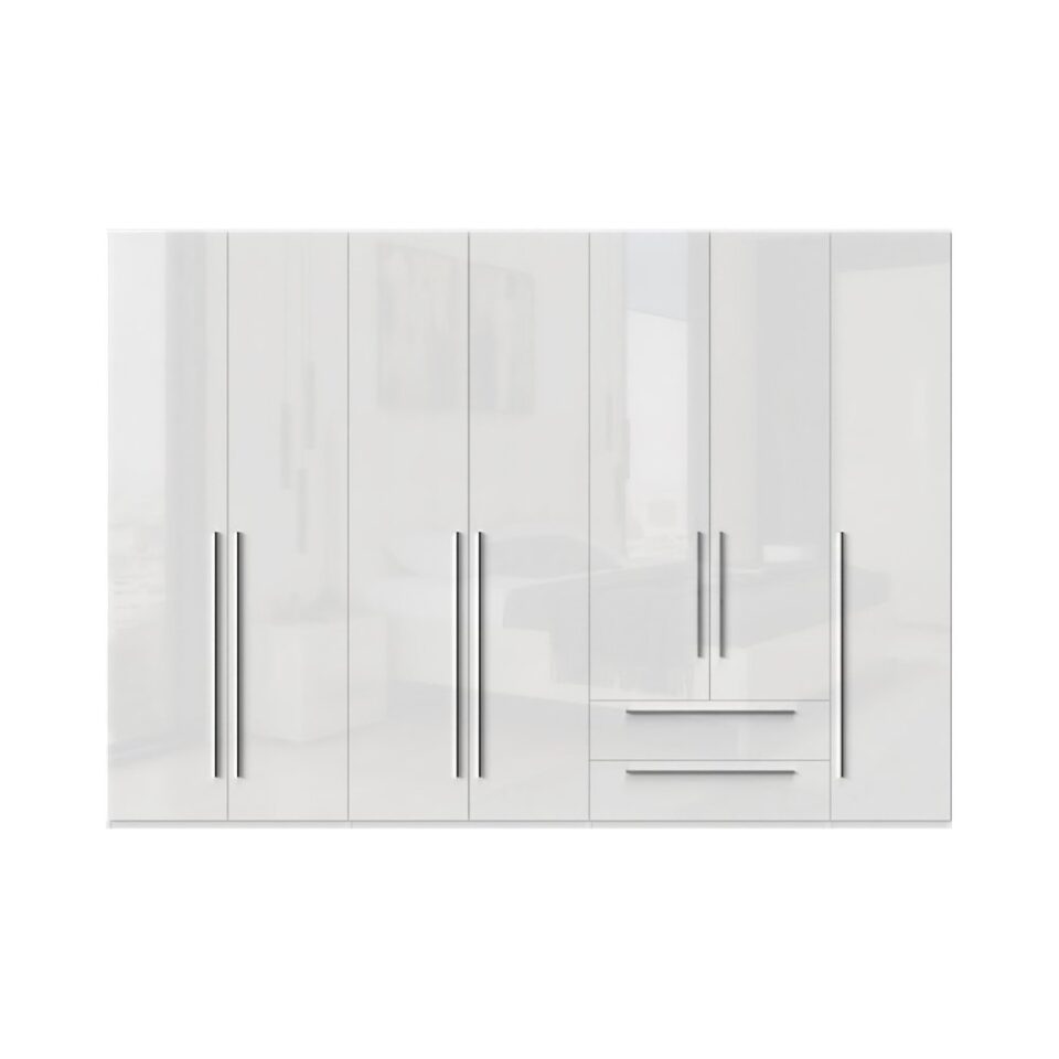 Garderobna omara Piano P72/PN, bela
