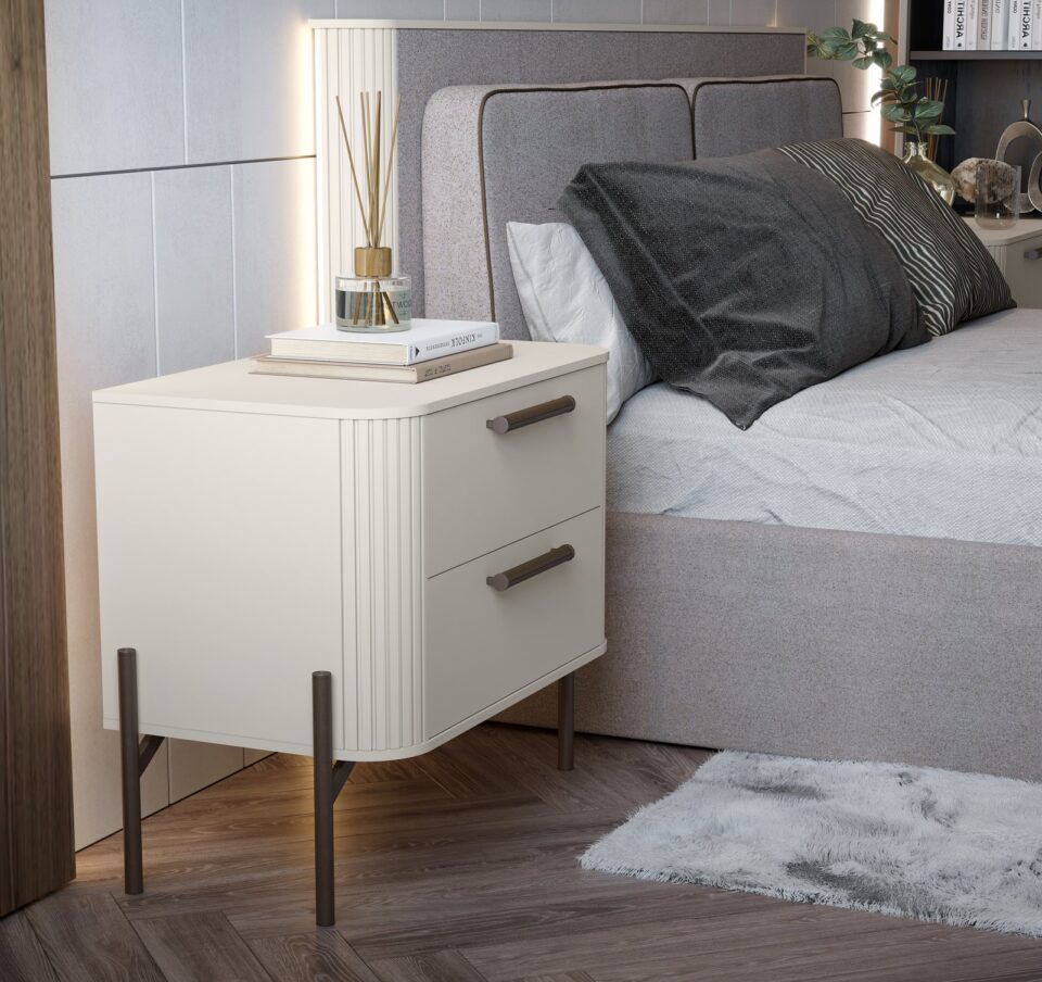 Nočna omarica NS2 Rondo, Midnight Copper noge