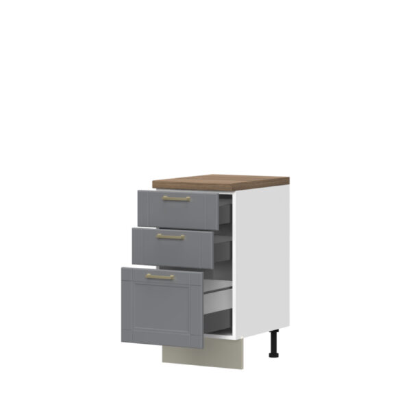 Kuhinjski donji element s tri ladice Tara R-45-3MBOX/4, 45 cm