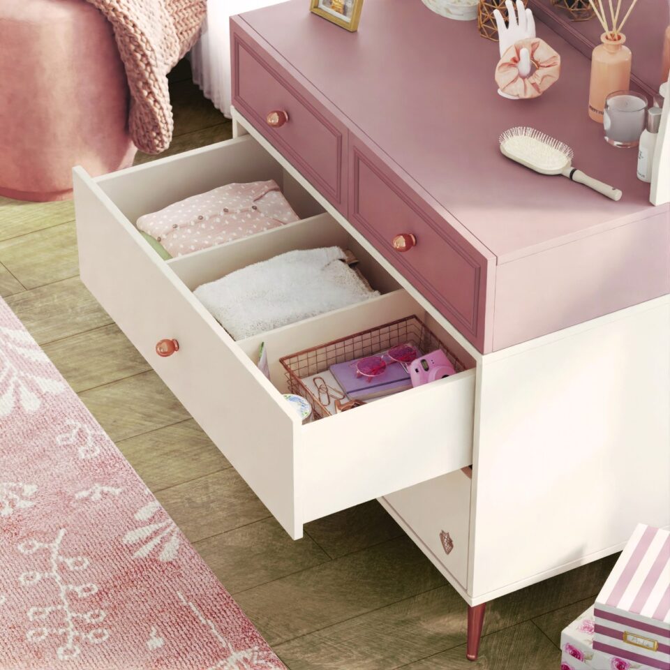 Otvorene ladice komode Elegance