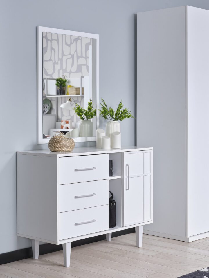 Komoda Simply White u sobi za mlade