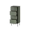 Komoda Tresse 4S, zelena