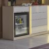 Komoda Vega s predali in odprtim predelom