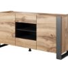 Komoda Wood, hrast wotan in antracit