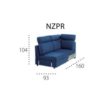 Kotni modul Plato NZPR, desna izvedba, 93 x 160 cm