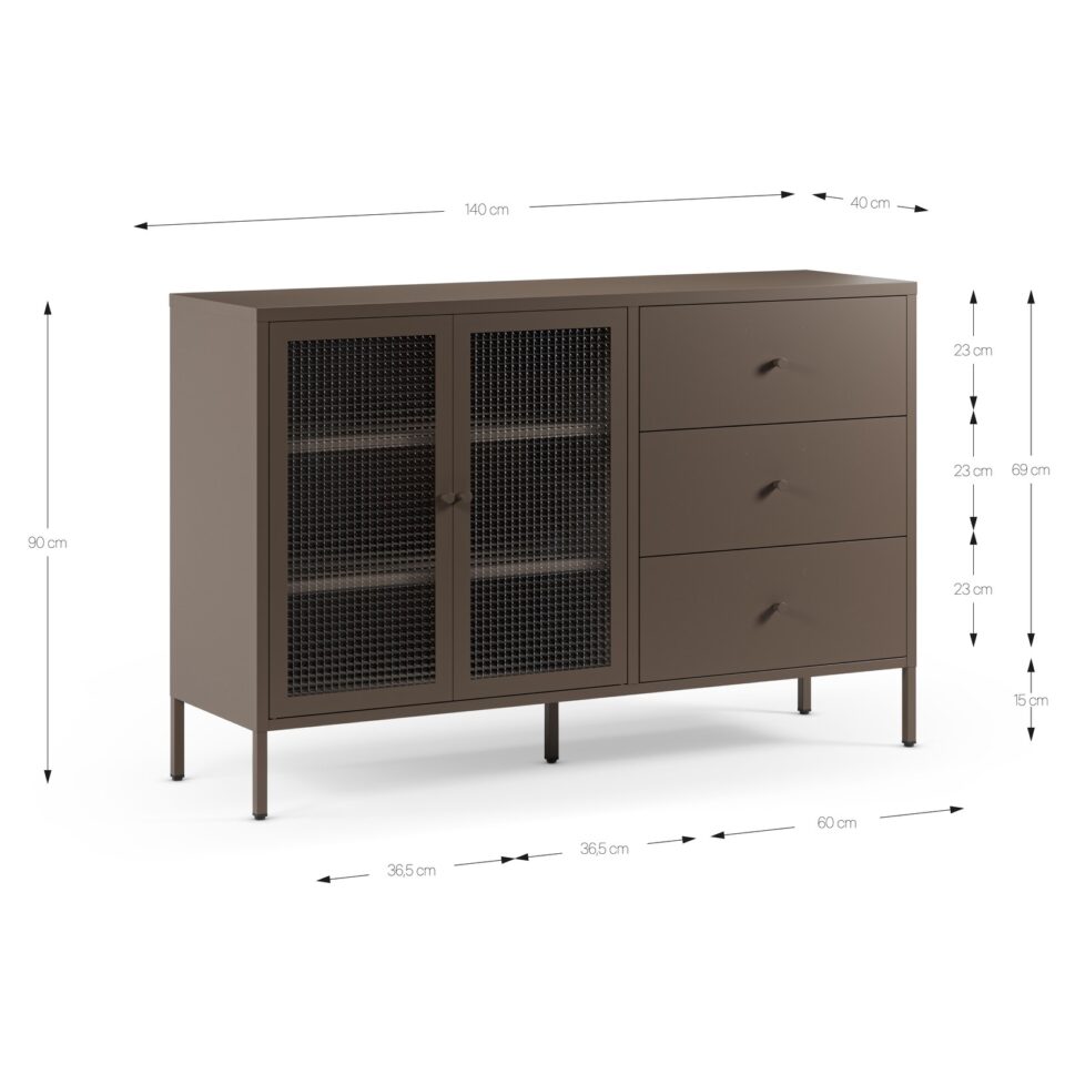 Mere komode Layna 140 cm