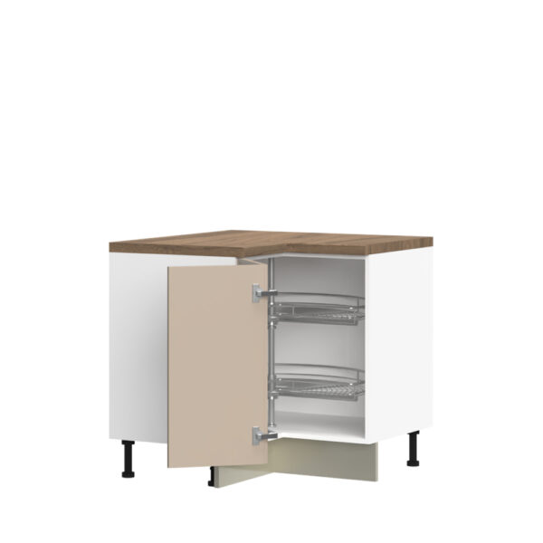 Kuhinjski kutni donji element s dvostrukim vratima i okretnom košarom Ergon R-UG-2KZA/7, 94 cm