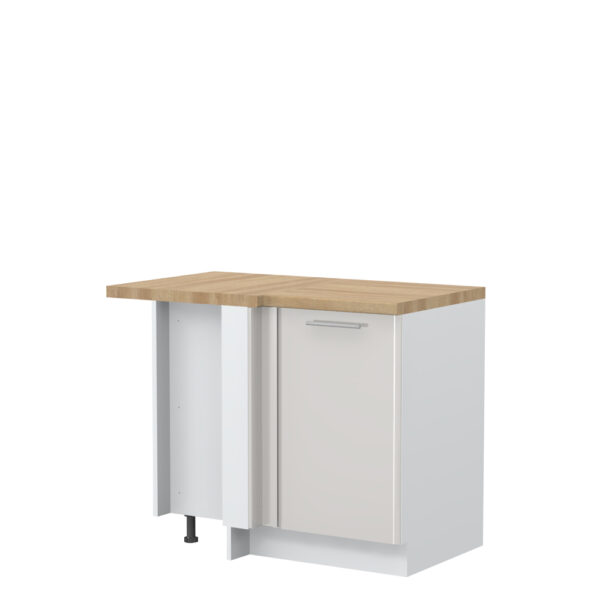 Kuhinjska kotna spodnja omarica z enimi vrati Modern R-UG-1K/3, 109 cm, izrez izdelka